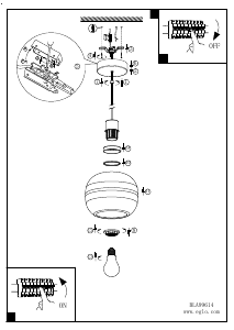 Brugsanvisning Eglo 99616 Lampe