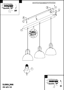 Instrukcja Eglo 99694 Lampa