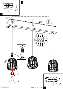 Manuale Eglo 390153 Lampada