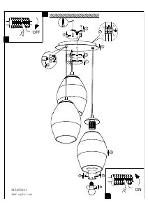 Brugsanvisning Eglo 390161 Lampe