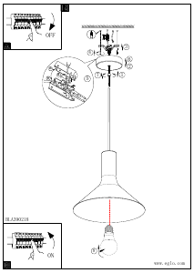 Instrukcja Eglo 390218 Lampa