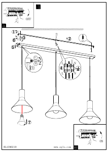 Manuale Eglo 390219 Lampada