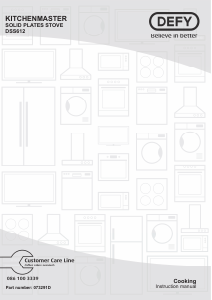 Handleiding Defy DSS612 Fornuis