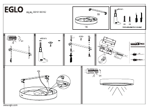 Manual Eglo 900181 Lampă