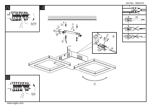 Hướng dẫn sử dụng Eglo 900315 Đèn