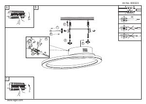 Manuale Eglo 900323 Lampada