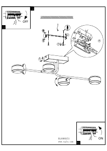 Mode d’emploi Eglo 900351 Lampe