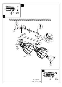 Manual Eglo 900383 Candeeiro