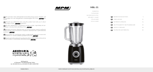 Manuál MPM MBL-31 Mixér