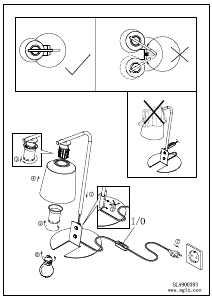 Mode d’emploi Eglo 900393 Lampe