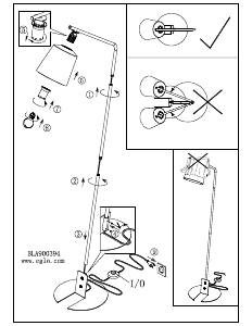 Manuale Eglo 900394 Lampada