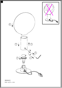 Manuale Eglo 900403 Lampada