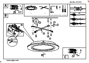 Manuale Eglo 900486 Lampada