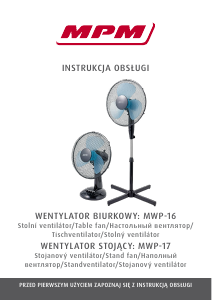Instrukcja MPM MWP-17 Wentylator