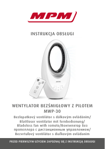 Návod MPM MWP-30 Ventilátor