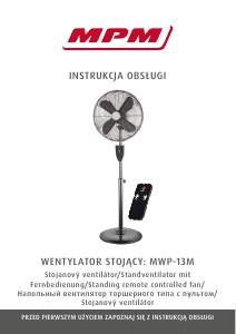 Manuál MPM MWP-13M Větrák