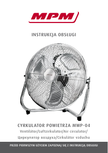 Manual MPM MWP-04 Fan