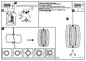 Manuale Eglo 900502 Lampada