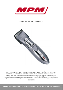 Manual MPM MMW-01 Hair Clipper