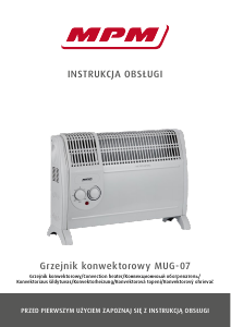 Instrukcja MPM MUG-07 Ogrzewacz