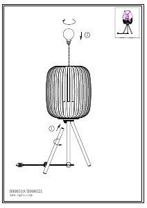 Bedienungsanleitung Eglo 900521 Leuchte