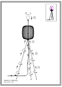 Manual Eglo 900522 Lampă