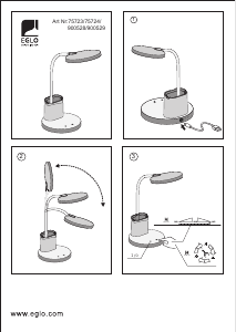 Panduan Eglo 900528 Lampu