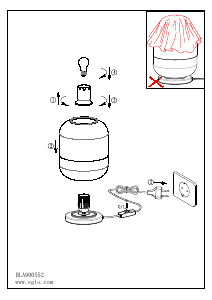 Mode d’emploi Eglo 900552 Lampe