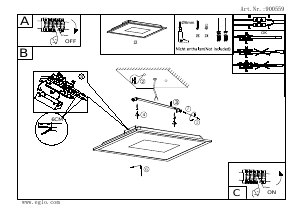 Manuale Eglo 900559 Lampada