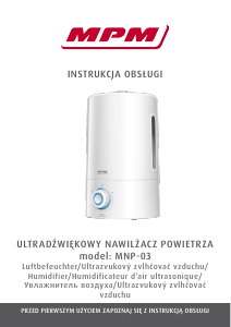 Manuál MPM MNP-03 Zvlhčovač