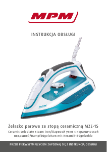 Instrukcja MPM MZE-15 Żelazko