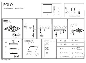 Manual Eglo 900568 Candeeiro