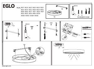 Manuale Eglo 900582 Lampada