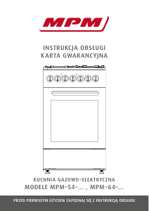 Instrukcja MPM MPM-54-KGE-03 Kuchnia