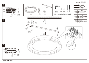 Manual Eglo 900601 Lampă