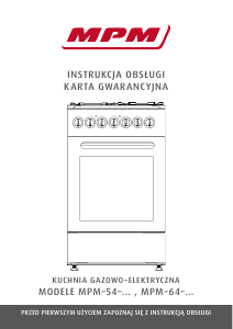 Instrukcja MPM MPM-64-KGM-10 Kuchnia