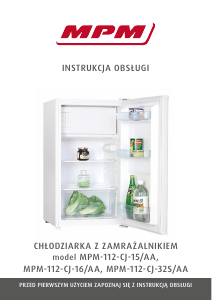 Руководство MPM MPM-112-CJ-32S/AA Холодильник
