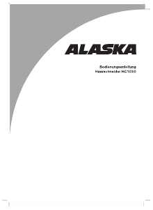 Manual Alaska HC1020 Hair Clipper