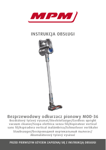 Manual MPM MOD-36 Vacuum Cleaner