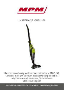 Manual MPM MOD-38 Vacuum Cleaner
