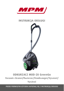 Manual MPM MOD-28 Vacuum Cleaner