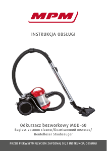 Manual MPM MOD-60 Vacuum Cleaner