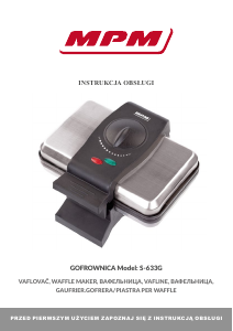 Manual de uso MPM S-633G Gofrera