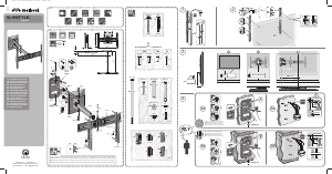 Руководство Meliconi SlimStyle Plus 600 SDR Настенный кронштейн для телевизора