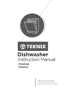 Manual Teknix TFD455W Dishwasher