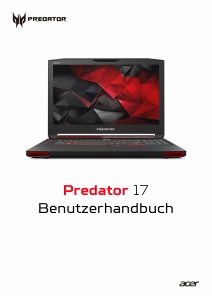 Bedienungsanleitung Acer Predator 17 Notebook