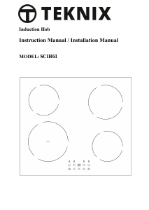Handleiding Teknix SCIH61 Kookplaat