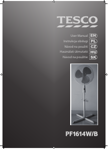 Handleiding Tesco PF1614W Ventilator