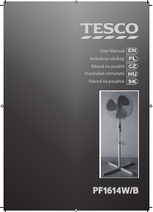 Handleiding Tesco PF1614B Ventilator