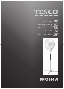 Handleiding Tesco PFR1614W Ventilator